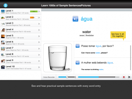 Screenshot 6 - Learn Brazilian Portuguese - WordPower 